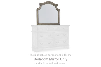 Tampa Furniture Outlet Lutz - Ashley Furniture - Lodenbay Bedroom - Bedroom Mirror / Antique Gray - B751-36