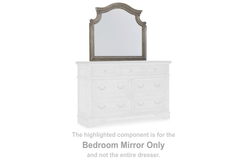 Tampa Furniture Outlet Lutz - Ashley Furniture - Lodenbay Bedroom - Bedroom Mirror / Antique Gray - B751-36