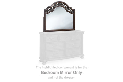 Tampa Furniture Outlet Lutz - Ashley Furniture - Lavinton Bedroom - Bedroom Mirror / Brown - B764-36