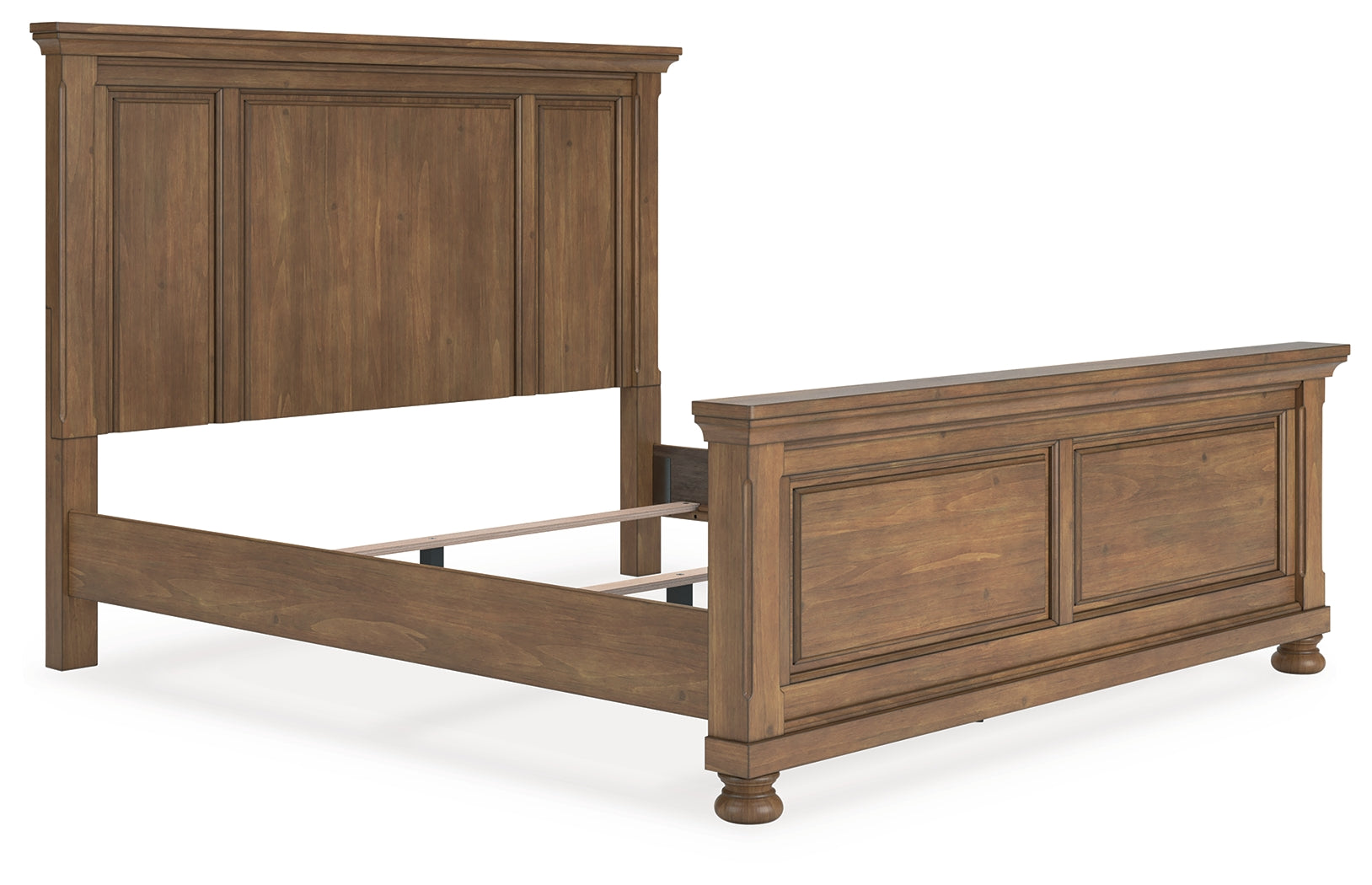 Tampa Furniture Outlet Lutz - Ashley Furniture - Feddinger Bedroom - King Panel Bed / Medium Brown - PCB779B6