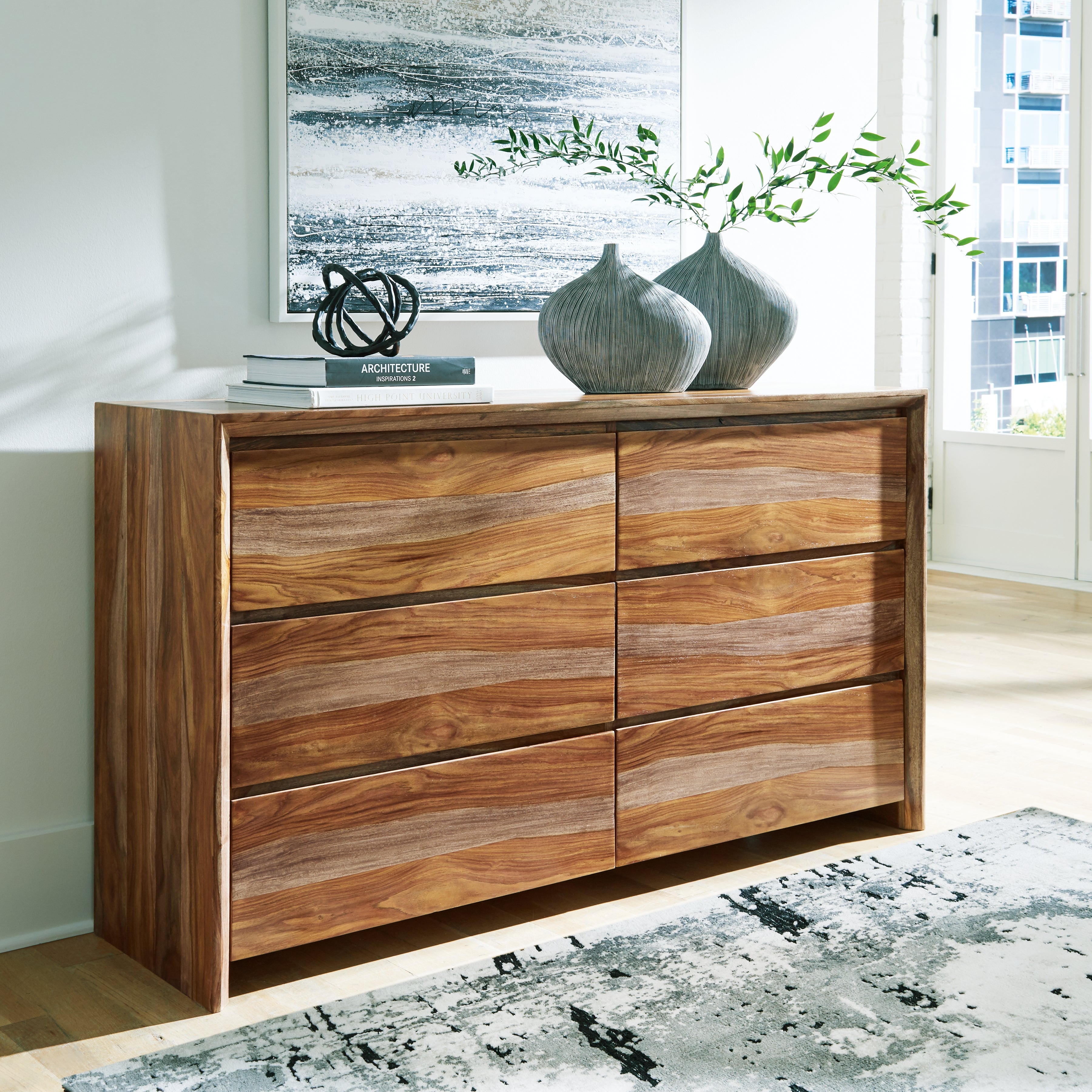 Tampa Furniture Outlet Lutz - Ashley Furniture - Dressonni Bedroom - Dresser / Brown - B790-31