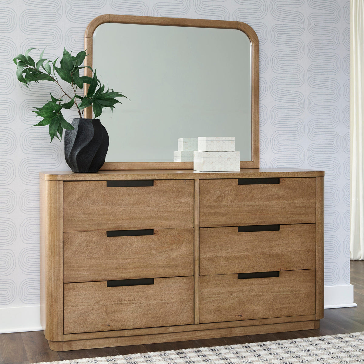 Tampa Furniture Outlet Lutz - Ashley Furniture - Pamaria Bedroom - Dresser and Mirror - PCB802B1