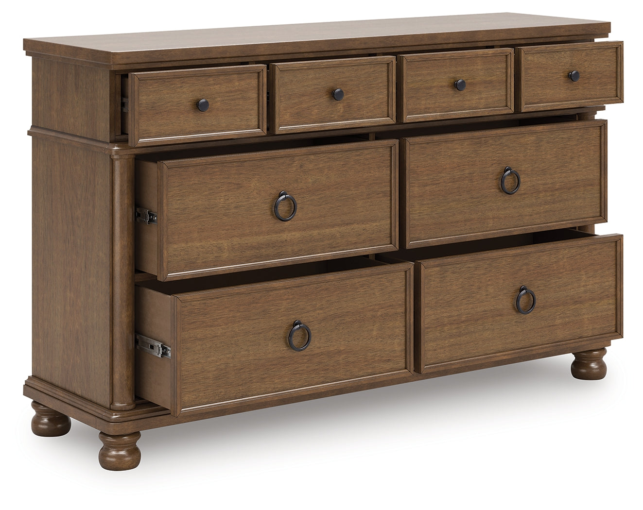 Tampa Furniture Outlet Lutz - Ashley Furniture - Rowlenstown Bedroom - Dresser / Brown - PCB824-31