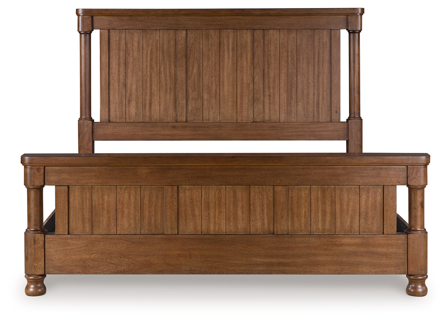 Tampa Furniture Outlet Lutz - Ashley Furniture - Rowlenstown Bedroom - California King Poster Bed / Brown - PCB824B5