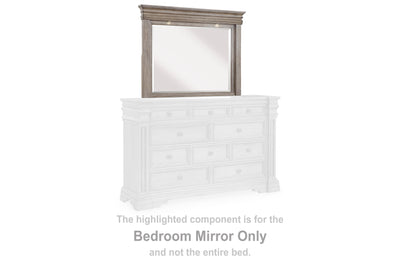Tampa Furniture Outlet Lutz - Ashley Furniture - Blairhurst Bedroom - Bedroom Mirror / Light Grayish Brown - B916-36