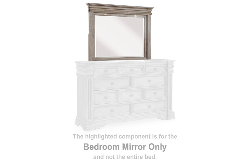 Tampa Furniture Outlet Lutz - Ashley Furniture - Blairhurst Bedroom - Bedroom Mirror / Light Grayish Brown - B916-36