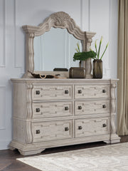 Tampa Furniture Outlet Lutz - Ashley Furniture - Bruchandi Bedroom - Dresser and Mirror - PCB948B1