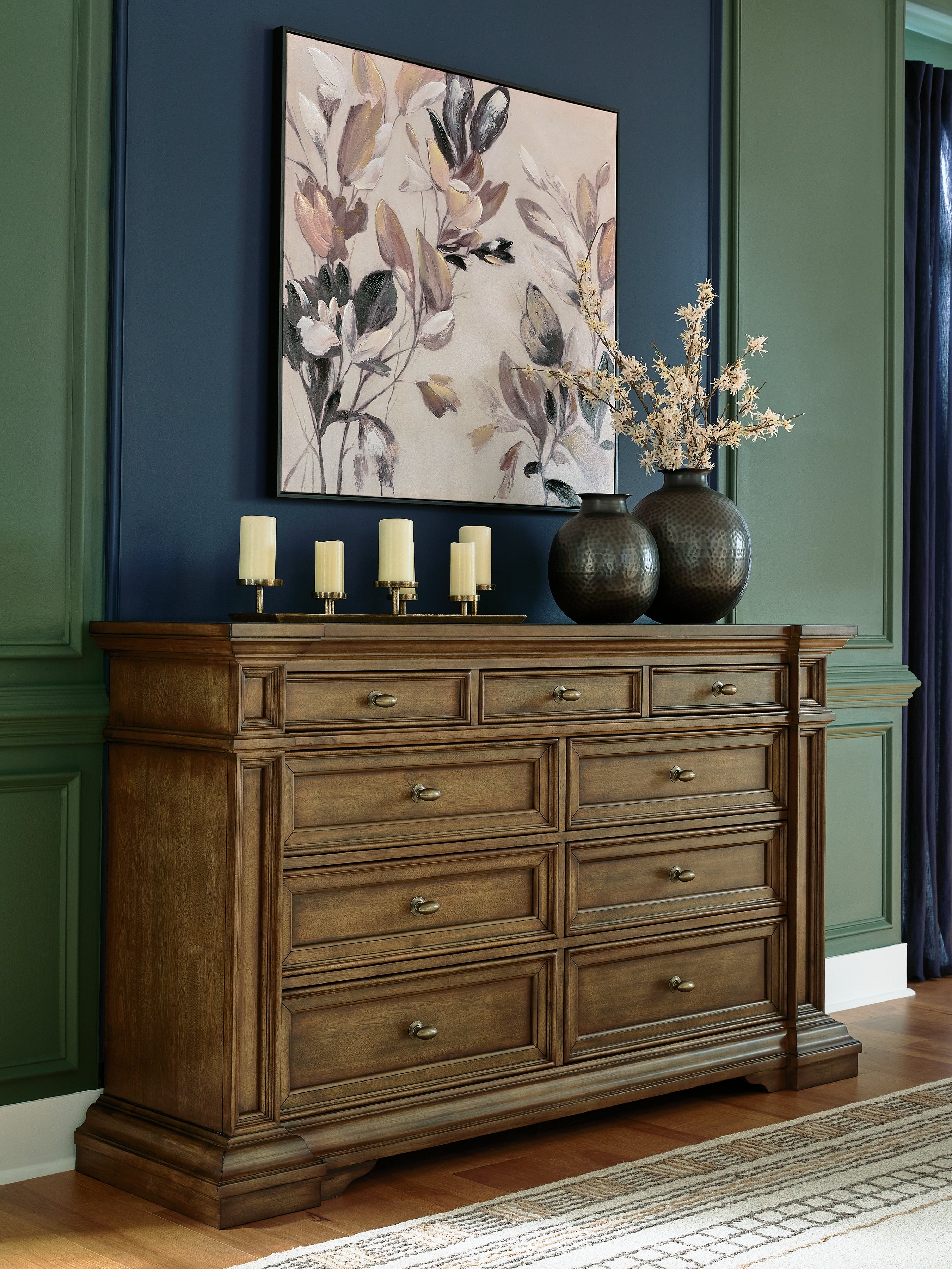 Tampa Furniture Outlet Lutz - Ashley Furniture - Frantanna Bedroom - Dresser / Brown - PCB949-31