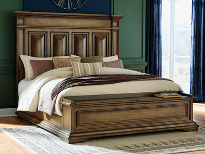 Tampa Furniture Outlet Lutz - Ashley Furniture - Frantanna Bedroom - California King Panel Storage Bed / Brown - PCB949B9