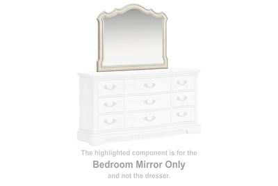 Tampa Furniture Outlet Lutz - Ashley Furniture - Arlendyne Bedroom - Bedroom Mirror / Antique White - B980-36