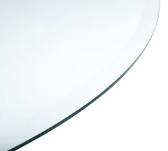 Glass Tops 48-inch 6mm Round Clear Tempered Glass Top