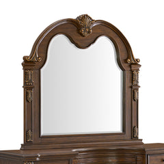 Cadenza Dresser and Mirror Set in Brown