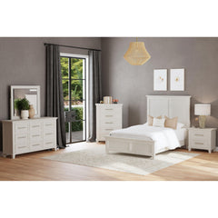 Canterbury Full Panel Bed in Ivory – SKU B-13030-7-FB | Elements