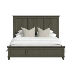 Canterbury King Panel Bed in Grey
