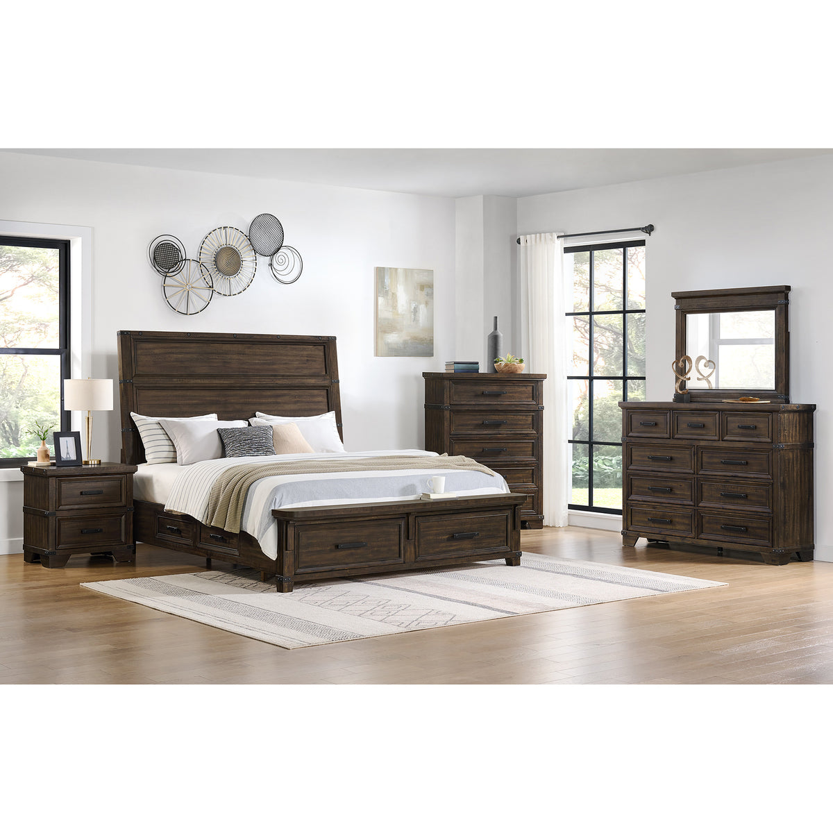Colorado City 9-Drawer Dresser in Charcoal – SKU B-13010-8-DR | Elements