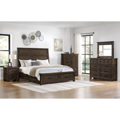 Colorado City Queen Storage Bed in Charcoal