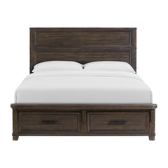 Colorado City King Storage Bed in Charcoal