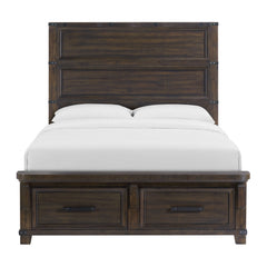 Colorado City Queen Storage Bed in Charcoal