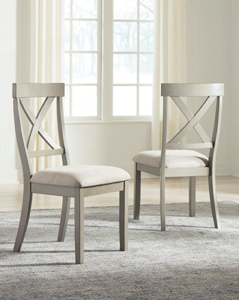 Tampa Furniture Outlet Lutz - Ashley Furniture - Parellen Dining Room - Dining Chair (Set of 2) / Gray - D291-01X2