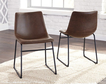 Tampa Furniture Outlet Lutz - Ashley Furniture - Centiar Dining Room - Dining Chair (Set of 2) / Brown/Black - D372-01X2