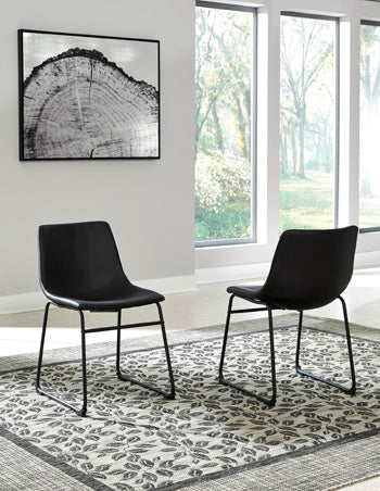 Tampa Furniture Outlet Lutz - Ashley Furniture - Centiar Dining Room - Dining Chair (Set of 2) / Black - D372-06X2