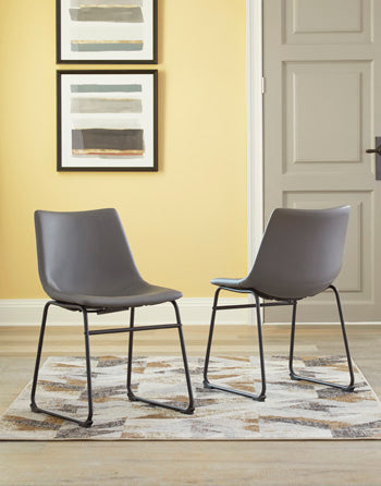 Tampa Furniture Outlet Lutz - Ashley Furniture - Centiar Dining Room - Dining Chair (Set of 2) / Gray - D372-08X2