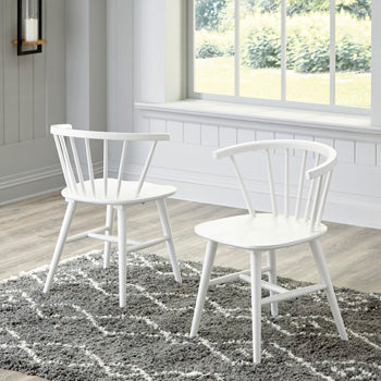 Tampa Furniture Outlet Lutz - Ashley Furniture - Grannen Dining Room - Dining Chair (Set of 2) / White - D407-01X2