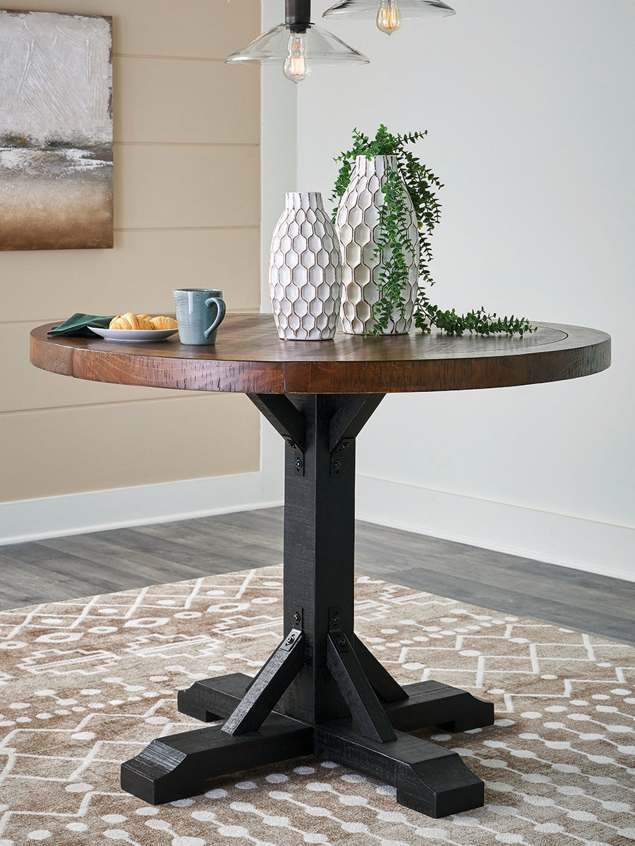 Tampa Furniture Outlet Lutz - Ashley Furniture - Valebeck Dining Room - Counter Height Dining Table / Multi - D546D21
