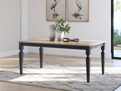 Tampa Furniture Outlet Lutz - Ashley Furniture - Brenkerton Dining Table - Rectangular Dining Room Table / Grayish Brown/Black - PCD591-25