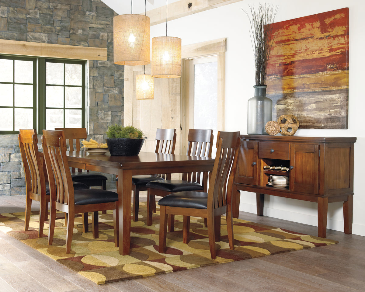 Tampa Furniture Outlet Lutz - Ashley Furniture - Ralene Dining Room - RECT DRM Butterfly EXT Table / Medium Brown - D594-35