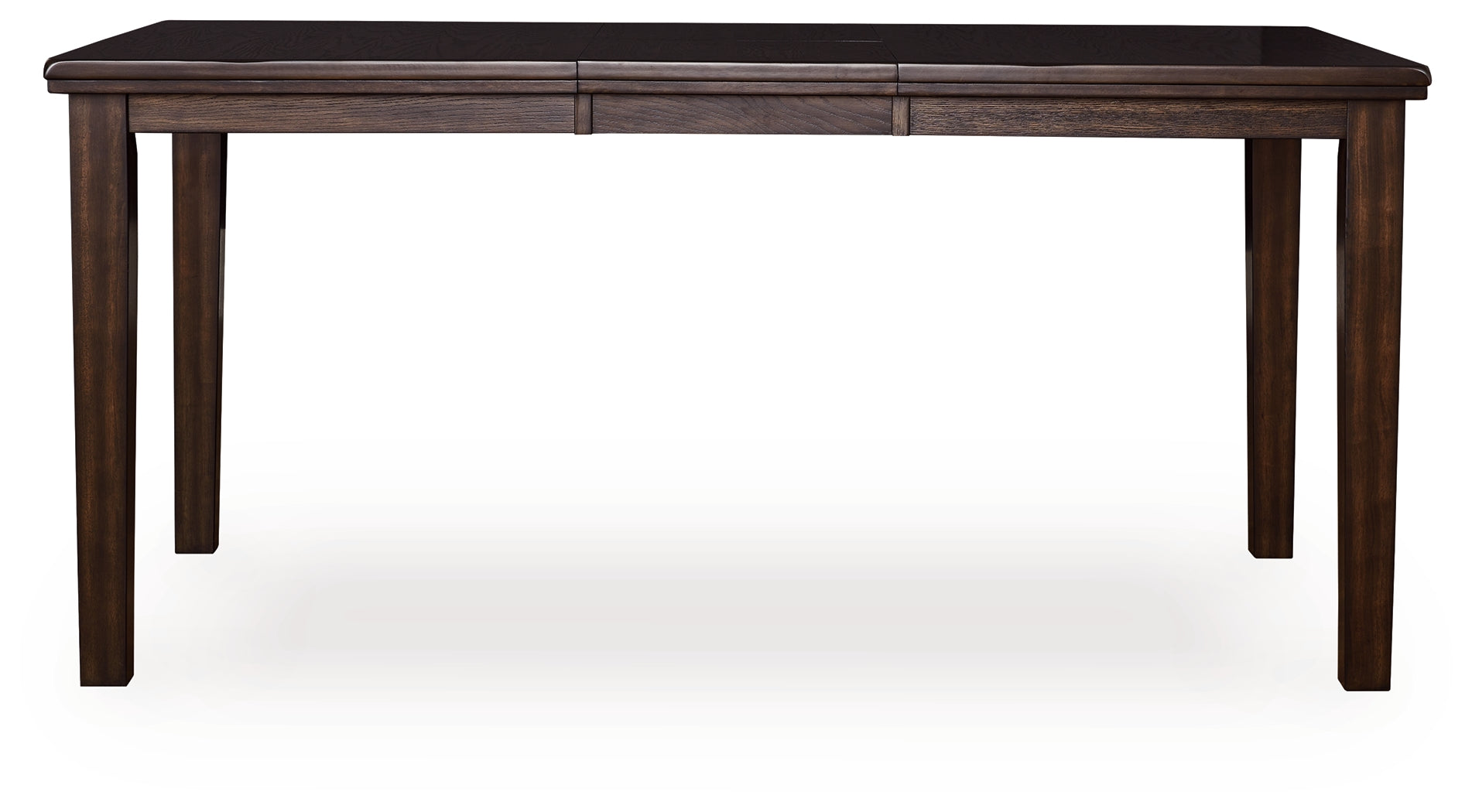 Tampa Furniture Outlet Lutz - Ashley Furniture - Haddigan Dining Room - DRM Counter Butterfly EXT TBL / Dark Brown - D596-32