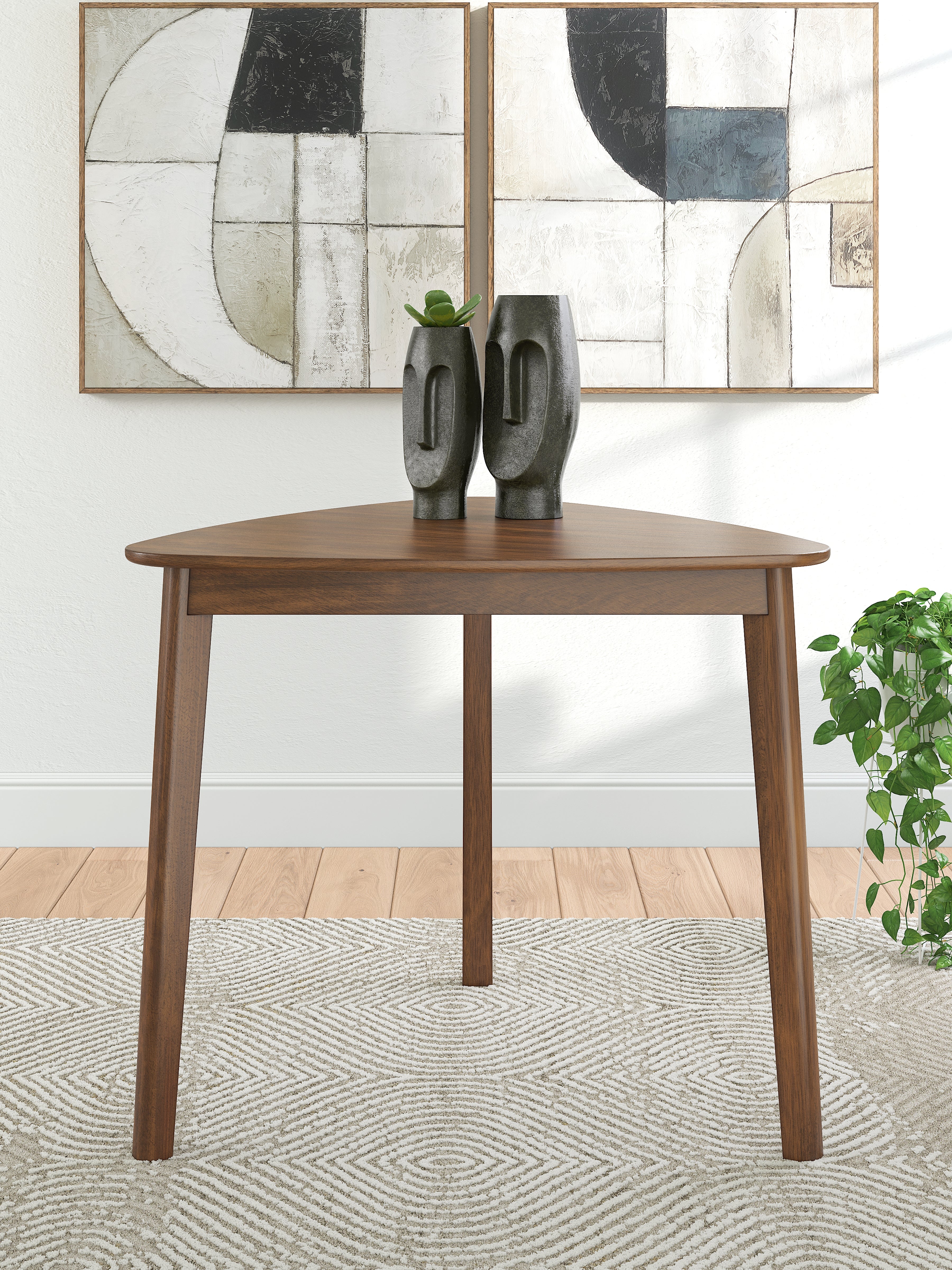 Tampa Furniture Outlet Lutz - Ashley Furniture - Tameride Dining Room - Triangle Dining Room Table / Brown - PCD609-16