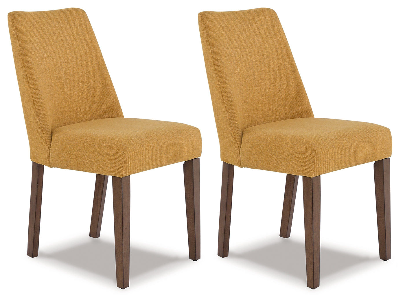 Tampa Furniture Outlet Lutz - Ashley Furniture - Lyncott Dining Room - Dining Chair (Set of 2) / Mustard/Brown - D615-04X2