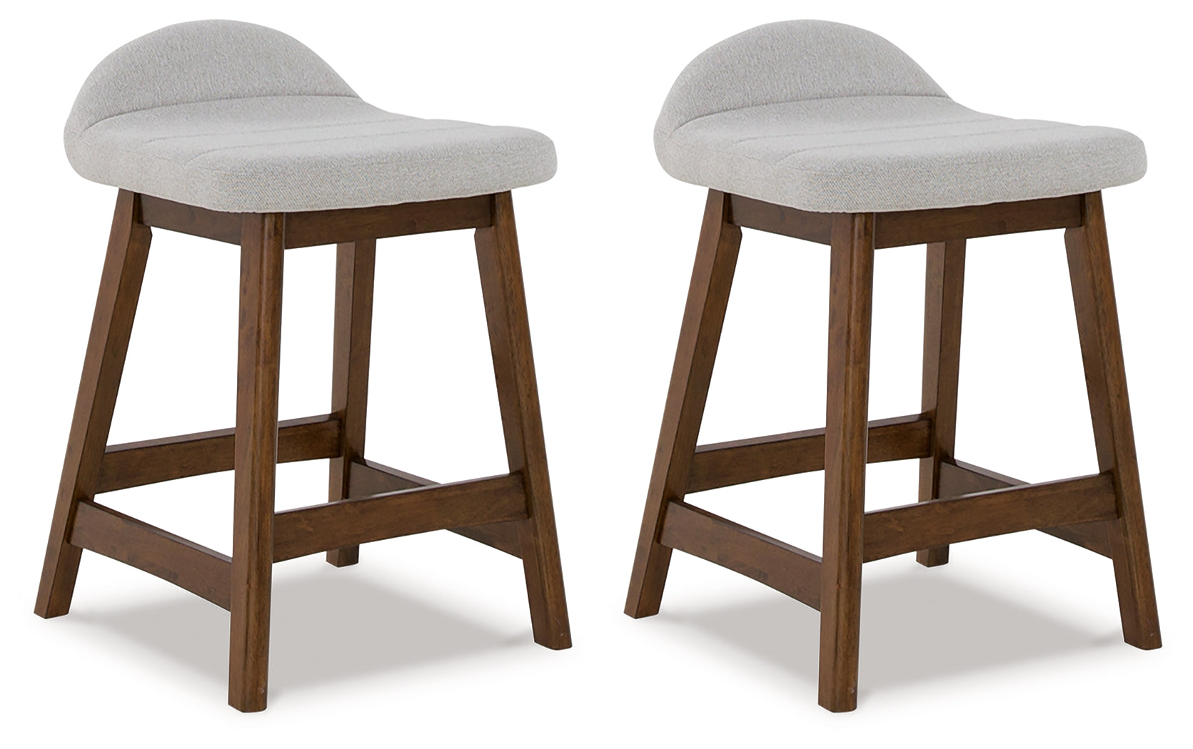 Tampa Furniture Outlet Lutz - Ashley Furniture - Lyncott Dining Room - Counter Height Bar Stool (Set of 2) / Light Gray/Brown - D615-124X2