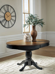 Tampa Furniture Outlet Lutz - Ashley Furniture - Clorazi Dining Room - Oval DRM Butterfly EXT Table - PCD619-48