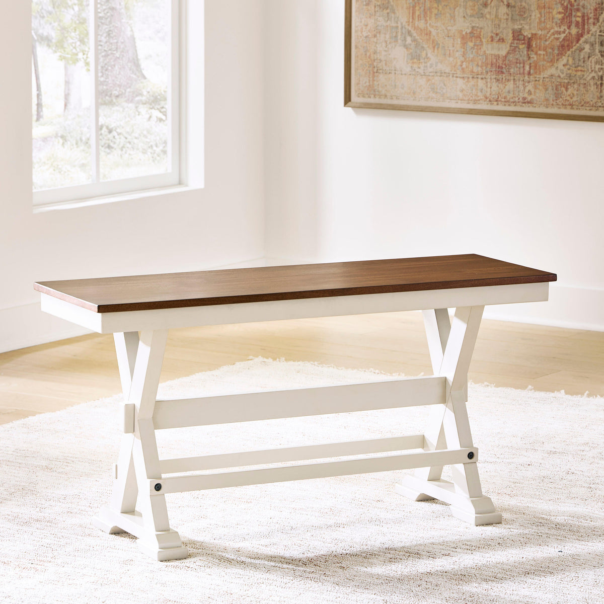 Tampa Furniture Outlet Lutz - Ashley Furniture - Brinfern Dining Room - Large Counter DRM Bench - PCD628-09