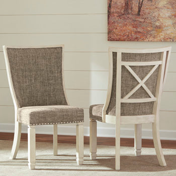 Tampa Furniture Outlet Lutz - Ashley Furniture - Bolanburg Dining Room - Dining Chair (Set of 2) / Two-tone - D647-02X2