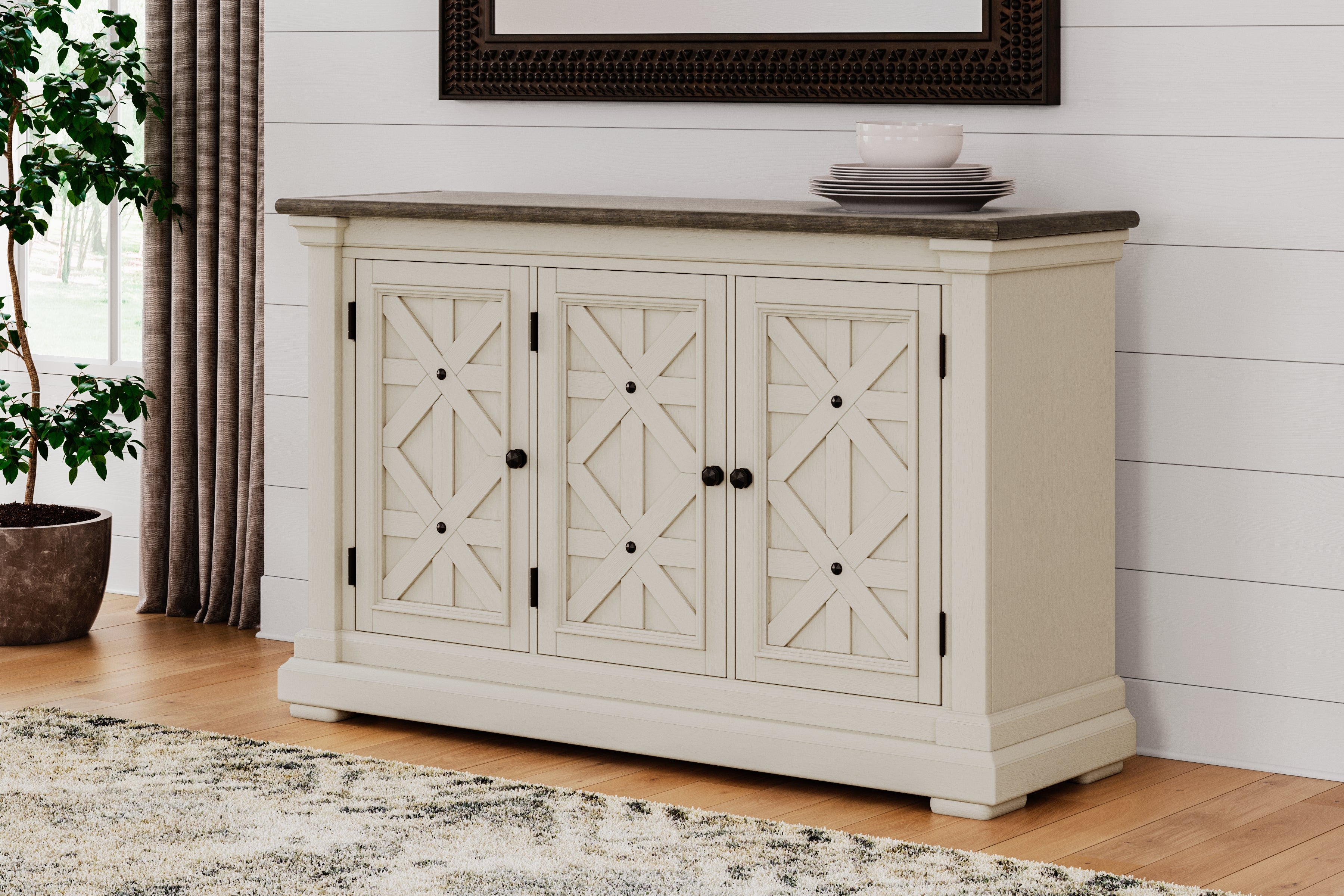 Tampa Furniture Outlet Lutz - Ashley Furniture - Bolanburg Dining Room - Dining Room Server / Two-tone - D647-60