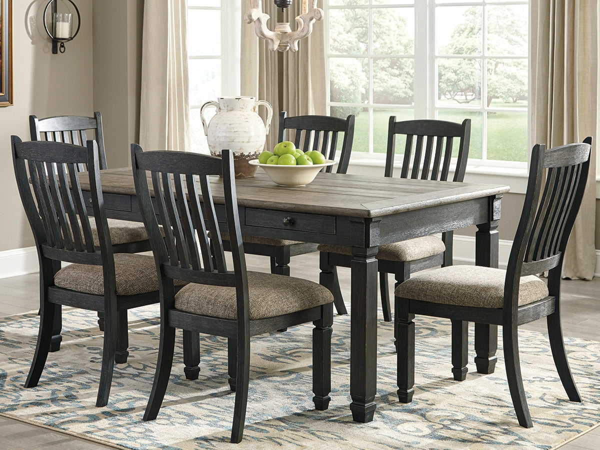 Tampa Furniture Outlet Lutz - Ashley Furniture - Tyler Creek Dining Room - Rectangular Dining Room Table / Black/Gray - D736-25