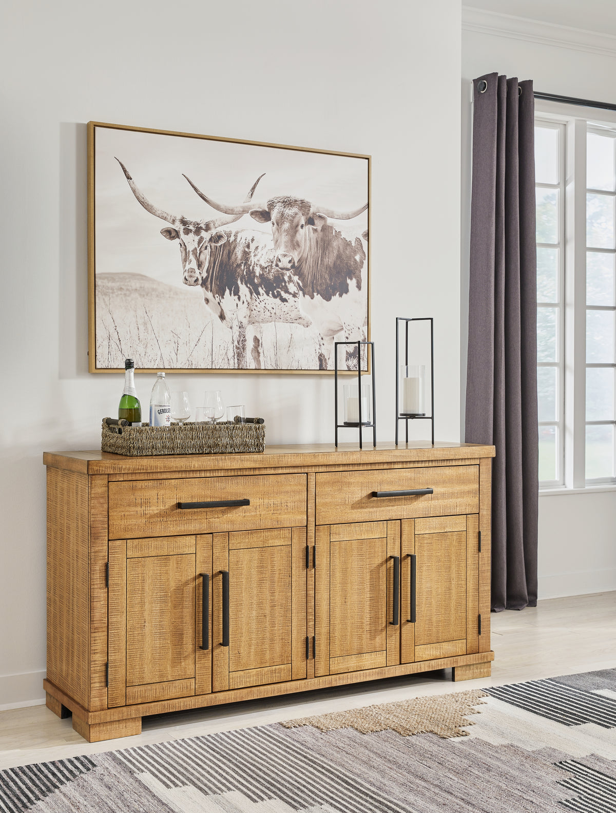 Tampa Furniture Outlet Lutz - Ashley Furniture - Havonplane Dining Room - Dining Room Server / Brown - D773-60