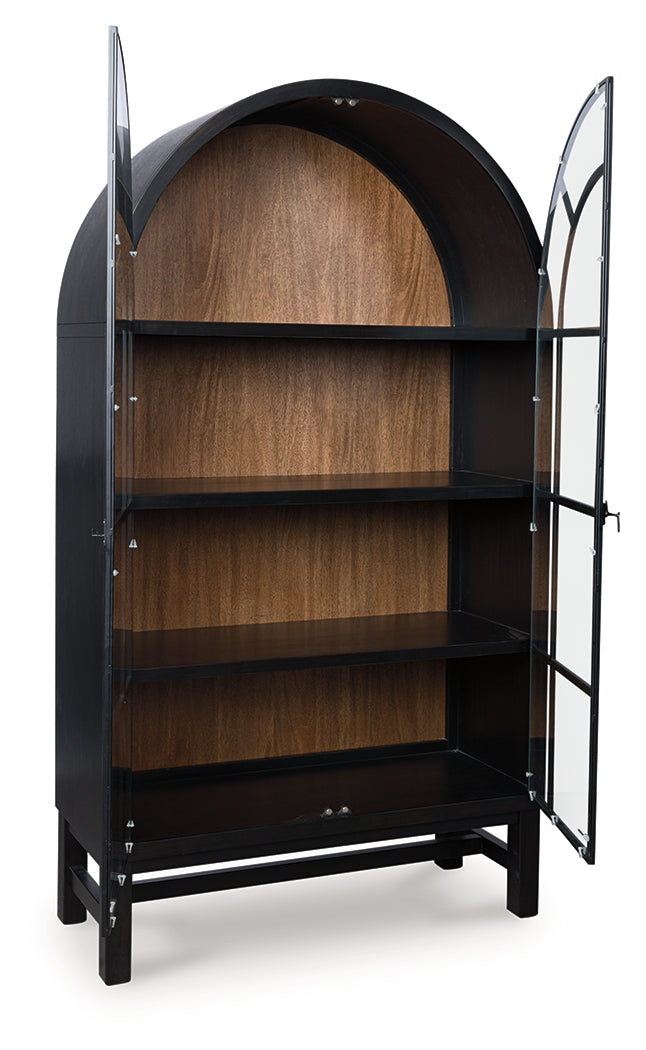 Tampa Furniture Outlet Lutz - Ashley Furniture - Greddinton Dining Room - Display Cabinet / Black/Brown - PCD824-376