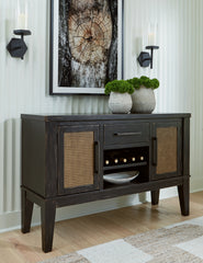 Tampa Furniture Outlet Lutz - Ashley Furniture - Galliden Dining Room - Dining Room Server / Black - D841-60