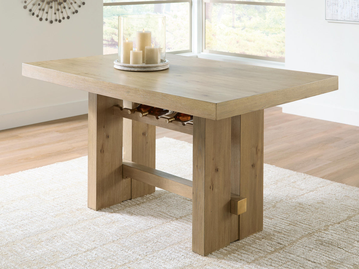Tampa Furniture Outlet Lutz - Ashley Furniture - Lasinger Dining Room - RECT Dining Room Counter Table - PCD852-13
