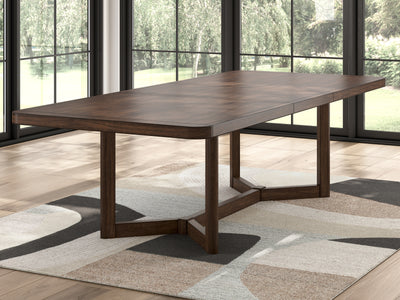Tampa Furniture Outlet Lutz - Ashley Furniture - Dilenno Dining Extension Table - RECT Dining Room EXT Table / Dark Brown - PCD857-35