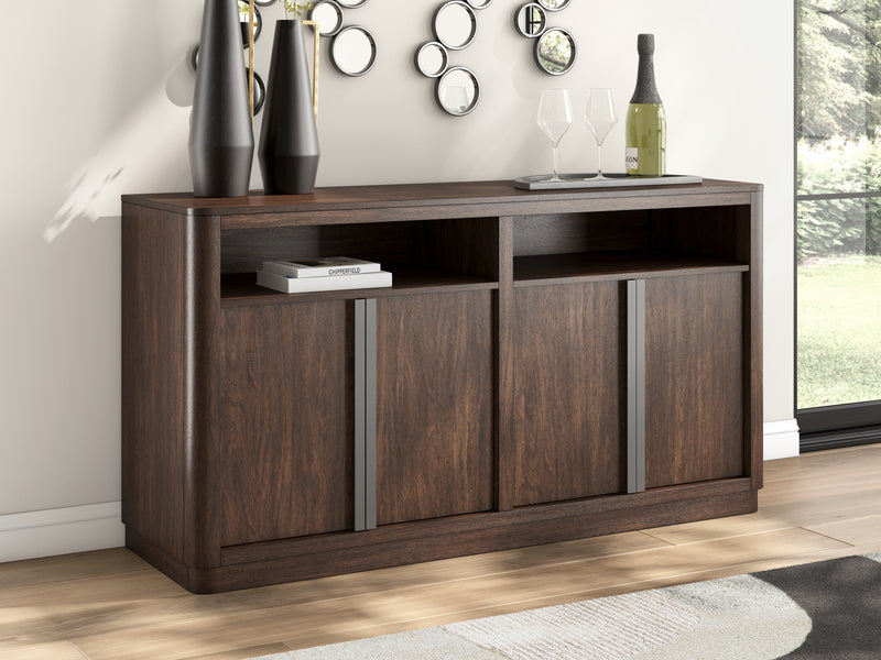 Tampa Furniture Outlet Lutz - Ashley Furniture - Dilenno Dining Server - Dining Room Server / Dark Brown - PCD857-60