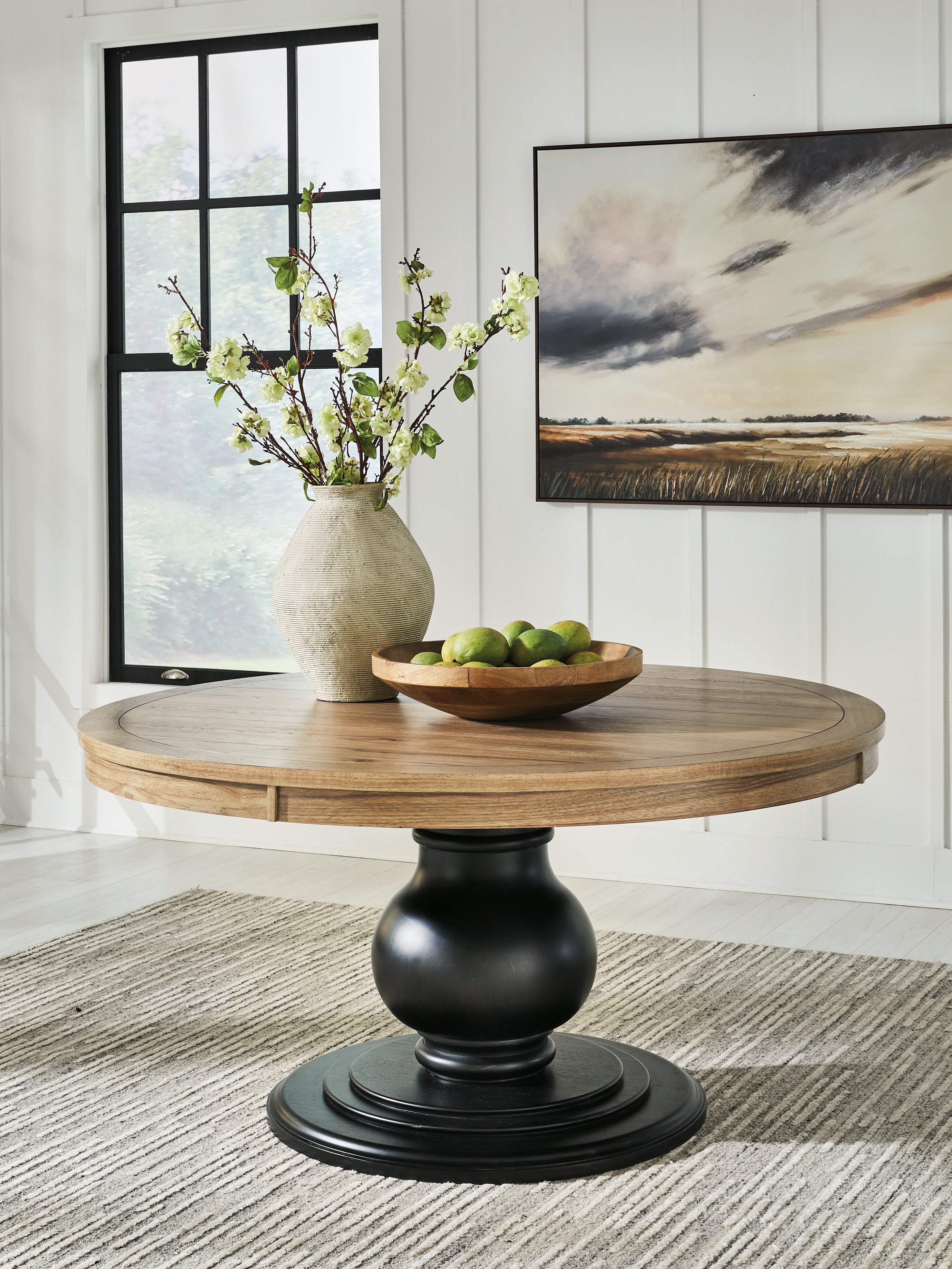 Tampa Furniture Outlet Lutz - Ashley Furniture - Ridgester Dining Room - Dining Table / Light Brown - D858D4