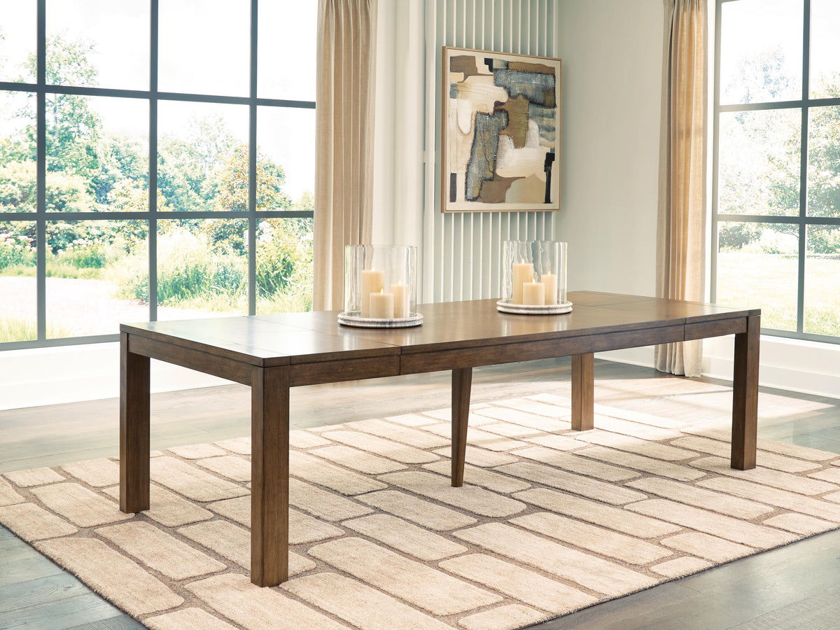 Tampa Furniture Outlet Lutz - Ashley Furniture - Marxmore Dining Room - RECT DRM Butterfly EXT Table - D863-35