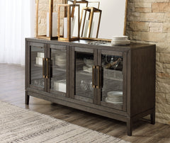 Tampa Furniture Outlet Lutz - Ashley Furniture - Burkhaus Dining Room - Dining Room Server / Dark Brown - D984-60