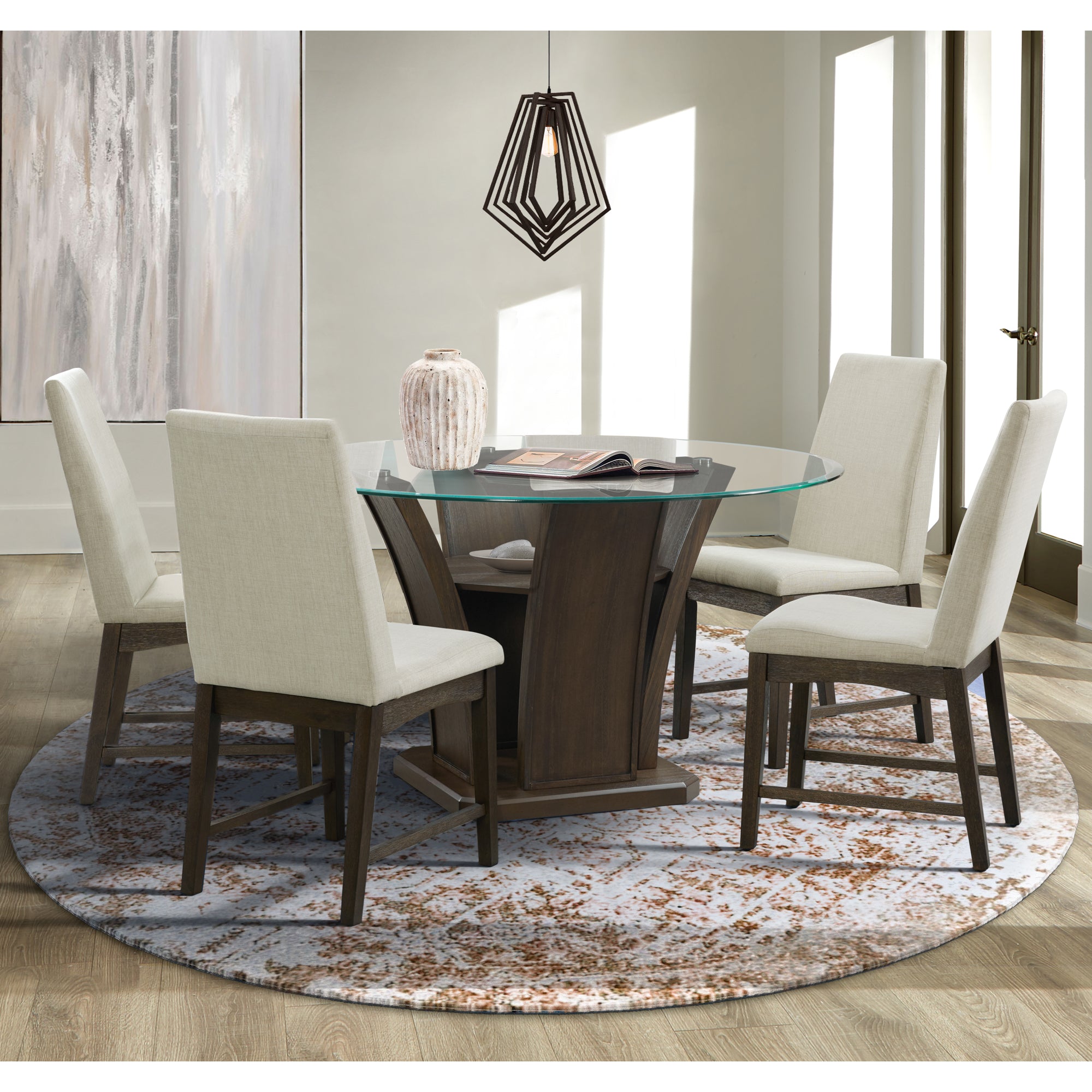 Dapper Round Dining Table – SKU DPR500RDTTB | Elements