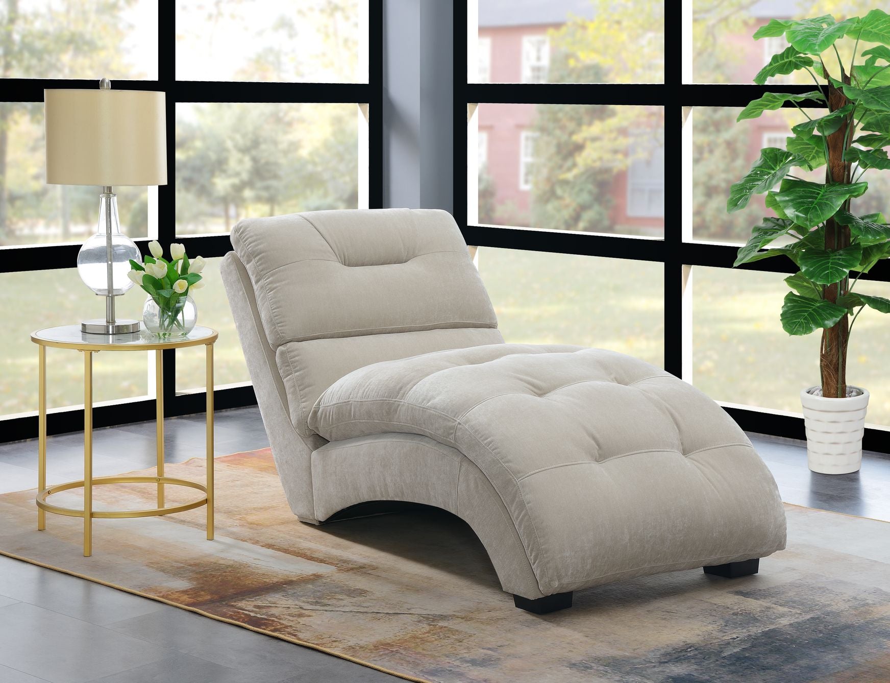 Dominick Chaise In Amigo Linen – SKU UDK1745110 | Elements